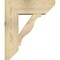 Ekena Millwork Funston Slat Rough Sawn Bracket w/ Offset Brace, Douglas Fir, 8"W x 22"D x 26"H BKT0806X22X26FST06RDF - alternate 2